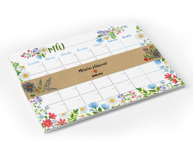 Měsíční plánovač A4 - Luční