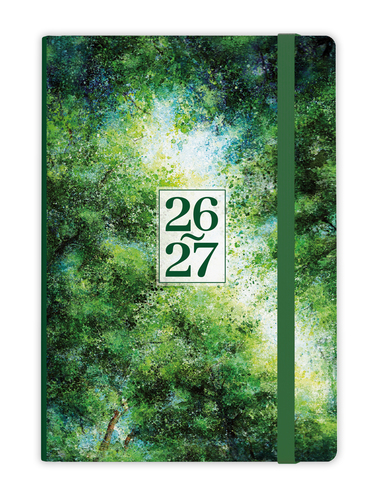 18měsíční týdenní diář - Lungo - B6 - Les