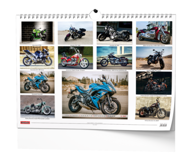 Nástěnný kalendář - Motorbike - A3