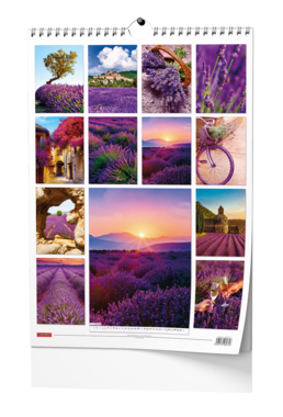Nástěnný kalendář - Provence - A3                        