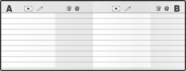 Telefonní zápisník - Lamino 2 - MIX