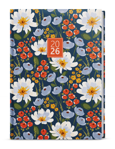 Týdenní diář - Prokop - Lamino - B6 - Květiny