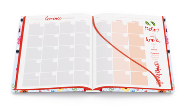Kreativní deník - B6 - Lamino - Kvítky
