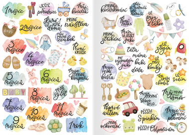 Samolepkový sešit - Naše děťátko