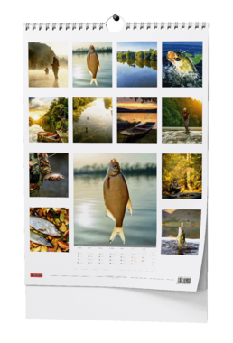 Nástěnný kalendář - Rybářský kalendář  - A3