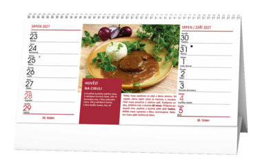 Stolní kalendář - Česká vařečka