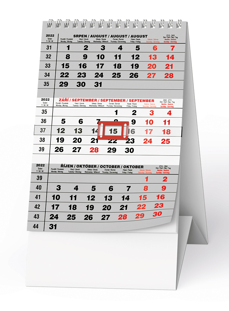 Stolní kalendář - Mini Tříměsíční