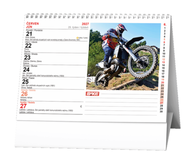 Stolní kalendář - Motorbike                                    