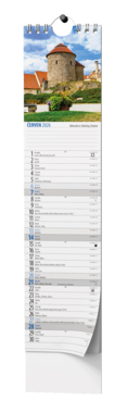 Nástěnný kalendář - Kravata - Česká republika 