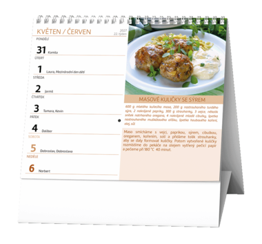 Stolní kalendář - IDEÁL - Levné recepty