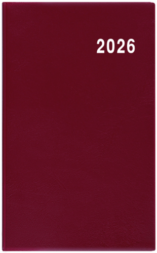 Měsíční diář - Marika - PVC - bordó