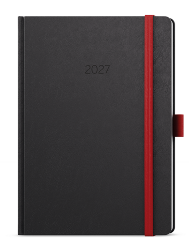 Týdenní diář - Oskar - Nora - A5 - červená