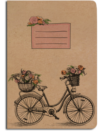 Sešit linkovaný - A5 - kraft - Kolo