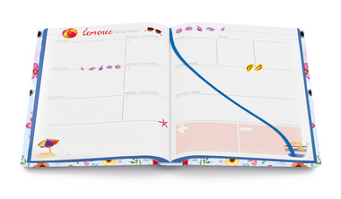 Kreativní deník - B6 - Lamino - Kvítky