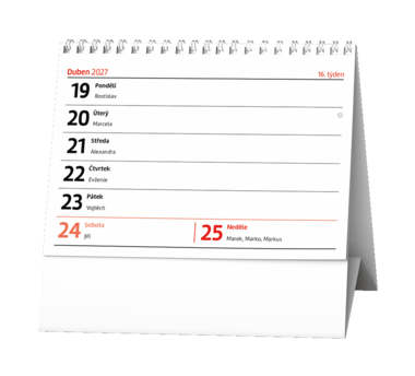 Stolní kalendář - Pracovní kalendář EASY 
