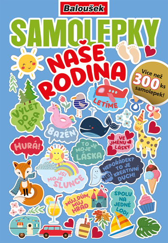 Samolepkový sešit - Naše rodina