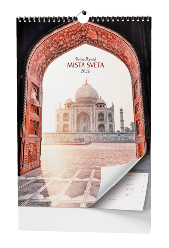 Nástěnný kalendář - Pohádková místa světa  - A3