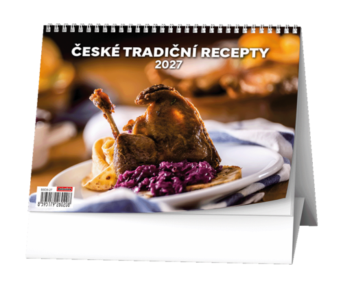 Stolní kalendář - České tradiční recepty
