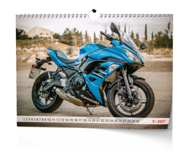 Nástěnný kalendář - Motorbike - A3