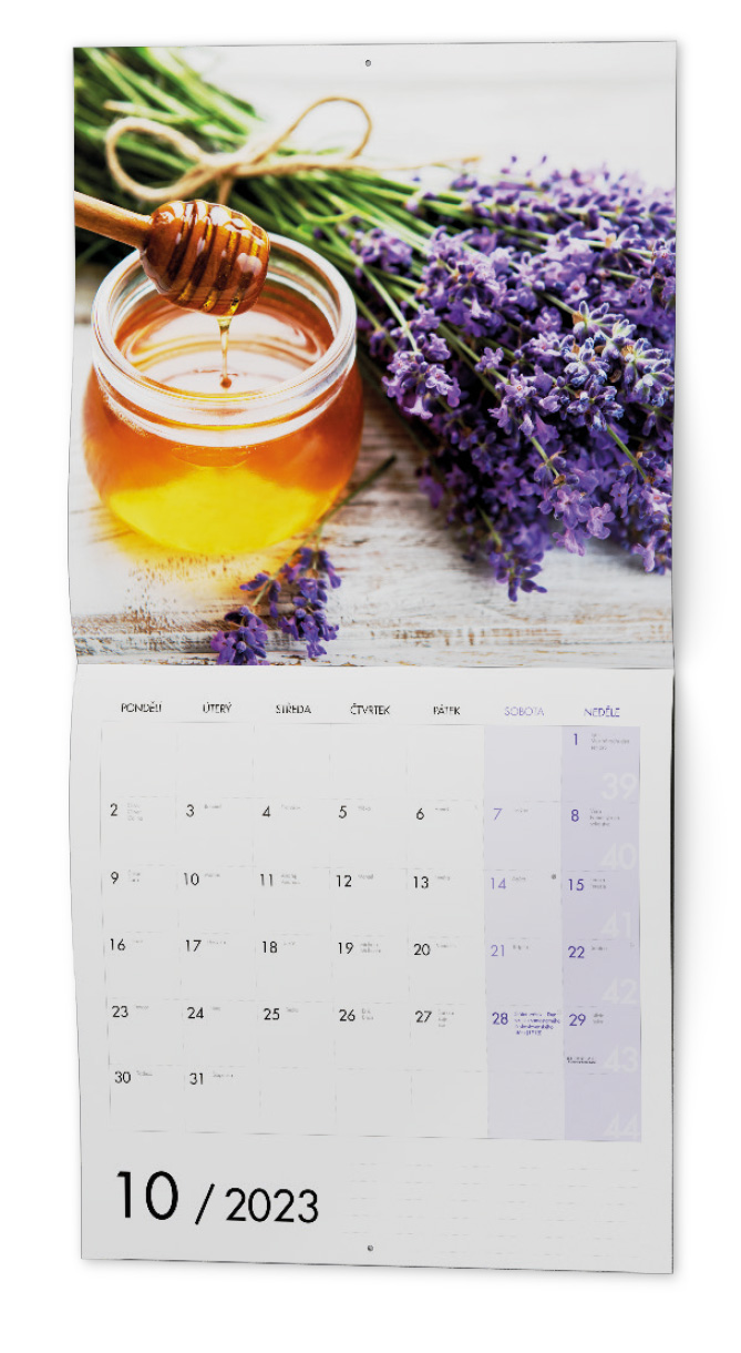 Nástěnný kalendář - Provence