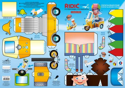 Vystřihovánka - Řidič