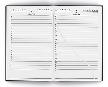 Denní záznamy - A4 - lamino - Tyrkys