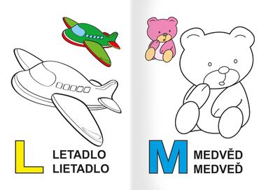 Omalovánka - A5 - Písmena pro nejmenší, 2. díl