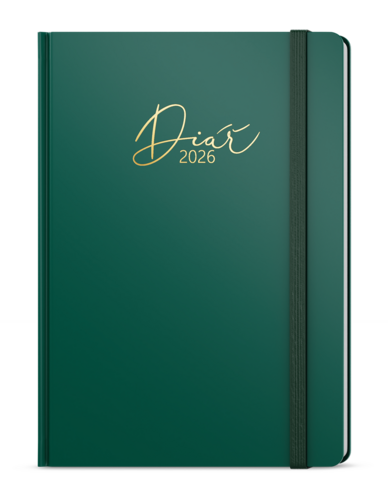 Denní diář - David - Luxi - A5 - zelená