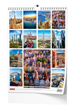 Nástěnný kalendář - Metropole - A3
