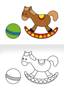 Omalovánka - A5 - Hračky