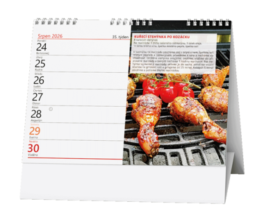 Stolní kalendář - Grilujeme