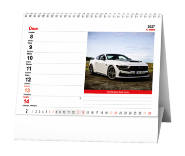 Stolní kalendář - Auta                     