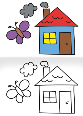 Omalovánka A5 - Omalovánka pro nejmenší