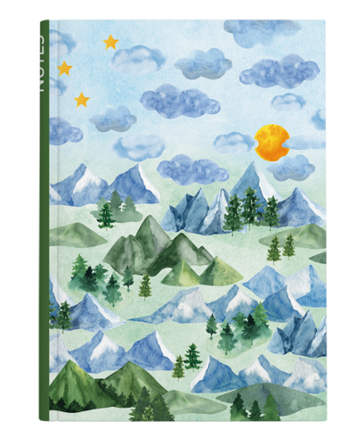 Notes tečky - A5 - lamino - Krajina