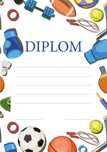 Diplom A5 Sportovní hry