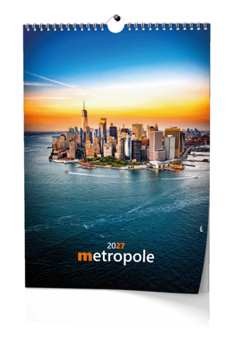 Nástěnný kalendář - Metropole - A3