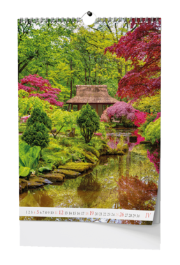 Nástěnný kalendář - Zahrady - A3                                           