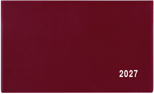 Týdenní diář - Cyril - PVC - bordó