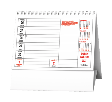 Stolní kalendář - MINI daňový kalendář 