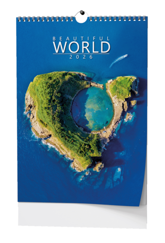 Nástěnný kalendář - Beautiful world - A3