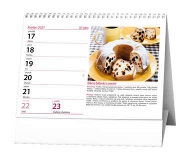 Stolní kalendář - Sladké mňamky