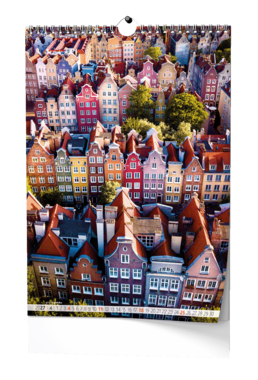 Nástěnný kalendář - Metropole - A3