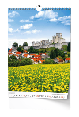 Nástěnný kalendář - Česká republika - A3