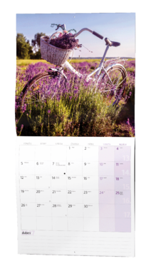 Nástěnný kalendář - Provence                      