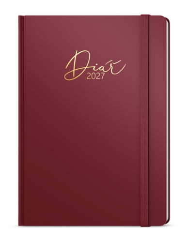 Týdenní diář - Prokop - Luxi - B6 - bordó