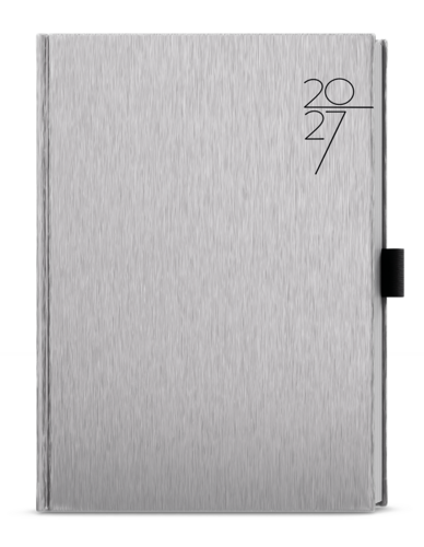 Týdenní diář - Oskar - ForMen - A5 - Silver