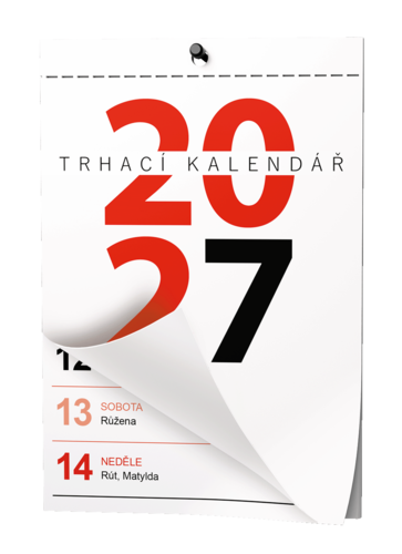 Nástěnný kalendář - Trhací kalendář - A6                                           