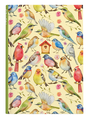 Notes linkovaný - A5 - lamino - Ptáčci