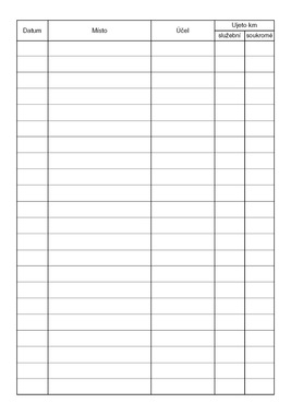 Kniha jízd A5 /fir. a sou. voz. obou./