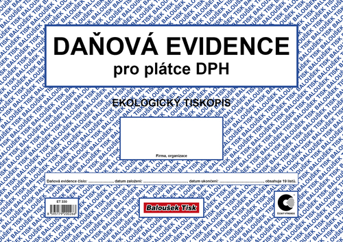 Daňová ev. A4 /plátce DPH,ob./-peněž.den